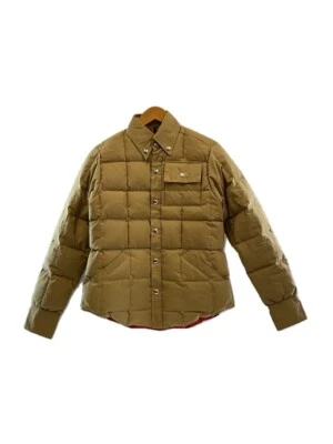 Crescent Down Works Goose Down Jacket Shell 60% Cotton 40% Nylon Camel Size S - Image 1 of 4