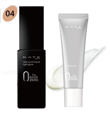 KATE Secret Skin Maker Base Zero Base Líquida y Protección EX Primer Set Foto 1 de 2
