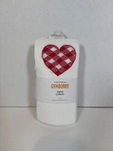 Girls 6-8 Gymboree Tights 2 Pack Heart Stripes NEW - Picture 1 of 4