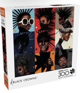 Buffalo Games - Black Crowns - 300 Large Piece Jigsaw Puzzle - Picture 1 of 1