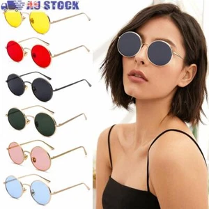 Circle Glasses Round Sunglasses Vintage Sunglasses Steampunk Sunglasses - Picture 1 of 22