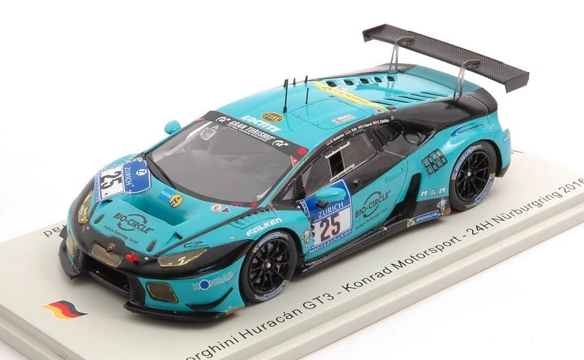 LAMBORGHINI HURACAN GT3 N.25 24 H NURBURGR.2016 STOLZ-KONRAD-ZOC.-F.1:43 - Immagine 1 di 1