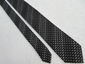 CORBATA NEGRA GRIS 2,75 PULGADAS poliéster F&F - Imagen 1 de 5
