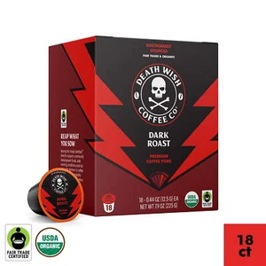 Dark Roast, Single-Serve Coffee Pods, 18 Count - Picture 1 of 6