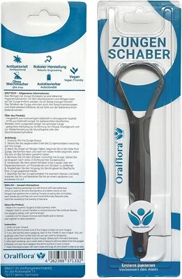 Zungenschaber aus 100% chirurgischem Edelstahl Zungenreiniger Oralflora - Bild 1 von 4