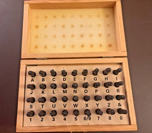 Tekton 5/32 Zoll Buchstaben und Zahlen Stempel Set - 36 Stück - Bild 1 von 4