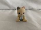 Sylvanian Families Vintage Whiskers Baby Cat Sitting with Original Stickers