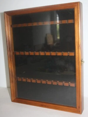 Деревянная сувенирная ложка настенный шкаф стеклянная дверь держатели 36 - Изображение 1 из 4