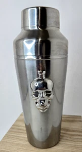 Skull Shaker Crystal Head Vodka Stainless Steel Cocktail Shaker Bar Bartender - Picture 1 of 11