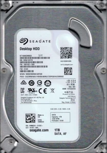 SeaGate 1TB Hard Drive ST1000DM003  3.5" SATA Desktop PC  - Picture 1 of 1