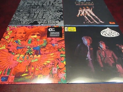 CREAM VERIFIED DISRAELI GEARS WHEELS OF FIRE FRESH CREAM 180 GRAM LPS + LIVE SET - Image 1 of 2