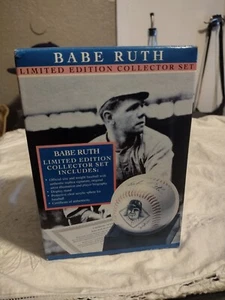 Babe Ruth LTD. ED. REPLICA Signed Autographed Baseball ALLSTAR HEROS NEW W STAND - Picture 1 of 6
