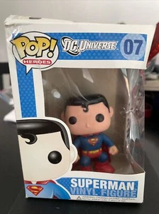 Funko Pop! DC Universe Superman #07 Vinyl Figure Pre Owned Good Condition - Picture 1 of 10