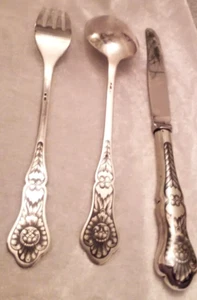 Sterling Silver Cutlery Set 3 Piece 🍴 - Picture 1 of 12