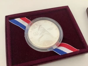 1992 Olympic Coin Silver Dollar Unc. - 4A - Picture 1 of 3