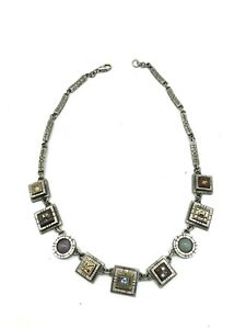 Vintage Patricia Locke Signed Swarovski Crystal 16” Necklace