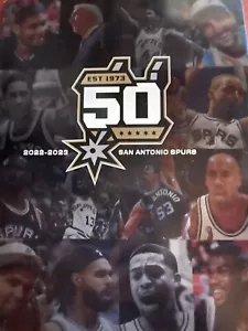 2022 2023 ANUARIO NBA PROGRAMA SAN ANTONIO SPURS BALONCESTO ¡50 ANIVERSARIO! - Imagen 1 de 1