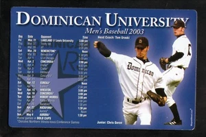 Dominican Stars -- Baseball Magnet Spielplan 2003 - Bild 1 von 1