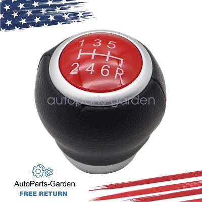 Pomo de cambio de marchas de 6 velocidades apto para Subaru Impreza WRX STI Outback Forester 2010-2018 Foto 1 de 4