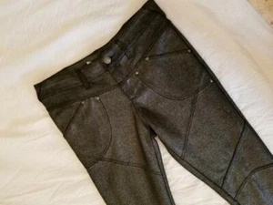 #94 Free people metallic pants skinny jeans silver pewter NWT 26 - Picture 1 of 1
