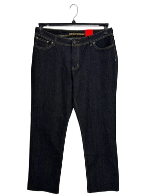 Ashley Stewart Mujer Vaqueros Rectos Pantalón Negro Talla 14 Foto 1 de 4