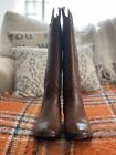 Frye Marissa Medallion Inside Zip Tall Leather Boot In Cognac - Women’s Size 10