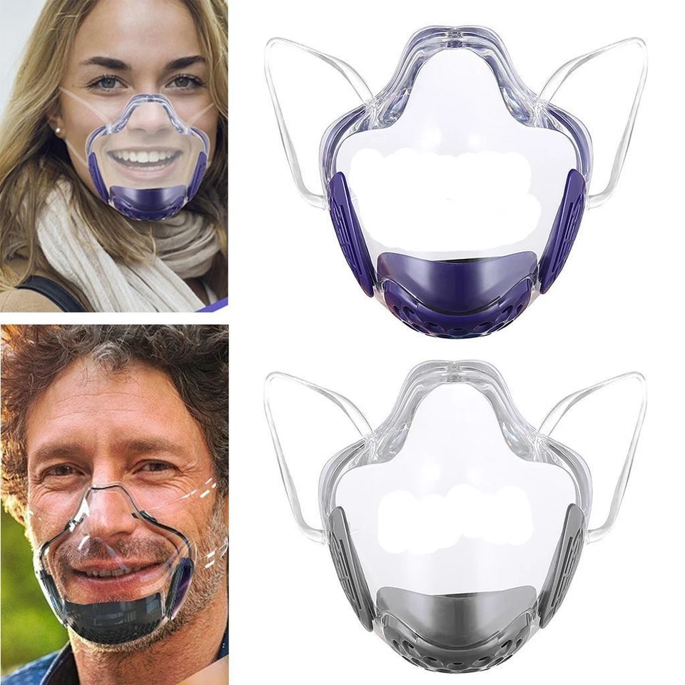 Visible Clear Face Mask Durable Transparent Face Protection - Image 1 of 1