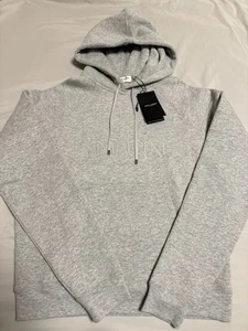 Saint Laurent Hoodie mit Logo-Stickerei Grau Größe L 100 % Original und Neu - Bild 1 von 7