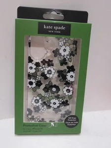 Kate Spade Iphone 16 Magsafe Clear Protective Phone Case Flowers - Picture 1 of 1