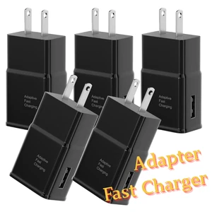 5Pack For Samsung Galaxy S24 S23 S22 S21 S20 S10 15W Fast wall Charger Adapter - Picture 1 of 9