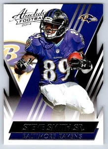 2014 Panini Absolute 4 Steve Smith Sr.    Baltimore Ravens Football Card - Picture 1 of 2