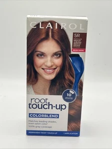 Clairol Root Touch-Up by Nice'n Easy Permanent Hair Dye 5R Medium Auburn - Picture 1 of 5