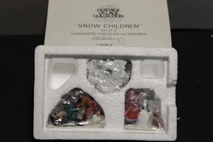 Dept 56 New England Village - "Snow Children" - Set of 3 - #59382 - Picture 1 of 3
