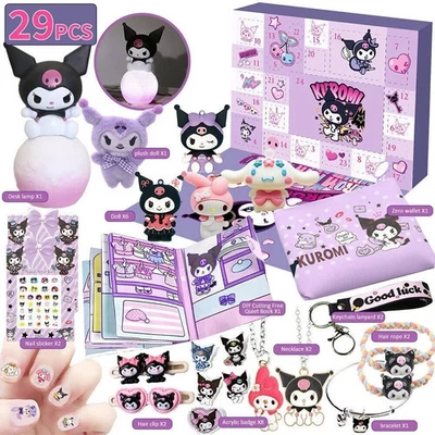 Hello Kitty2025 Christmas Advent Calendar Sanrio Kuromi Countdown 24 Days Toy UK