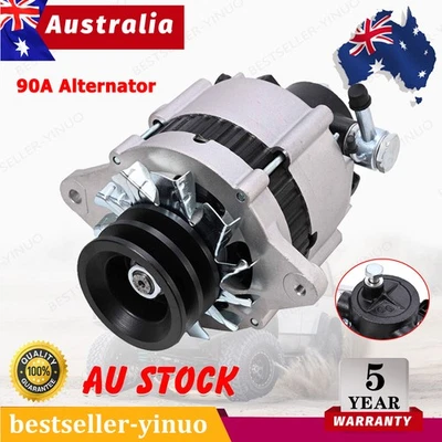90A Alternator High Output Fits Nissan Patrol GQ 4.2L 6cyl Diesel TD42 01/88 - - image 1 of 4