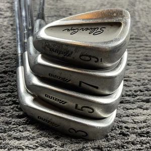 Silver Cup Muscle Back Iron Set 3 5 7 9 Vintage Golf Clubs RH Steel Shaft - Picture 1 of 7