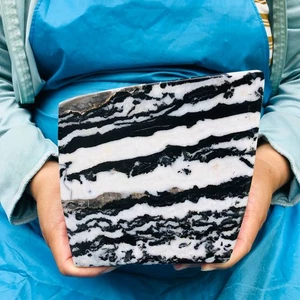 7.65LB Rare Natural Beautiful Zebra Stone Quartz Crystal Specimen Healing - Picture 1 of 18