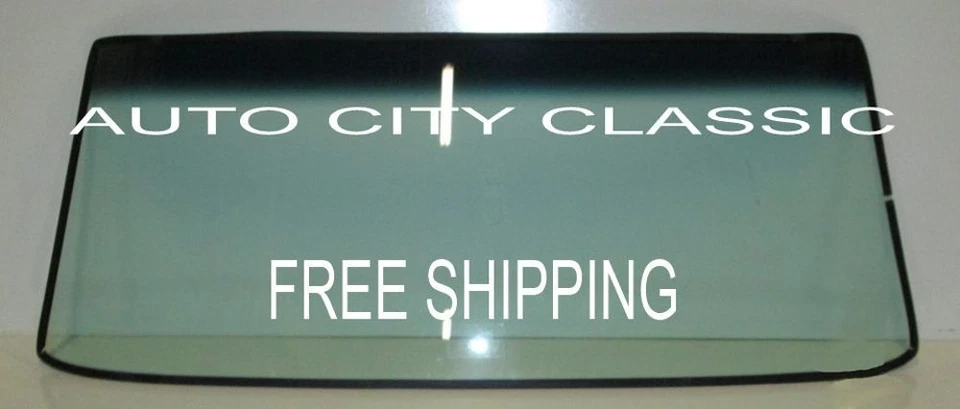 Mercury Cougar 1967 1968 2 puertas techo rígido parabrisas vidrio banda de pantalla verde Foto 1 de 4