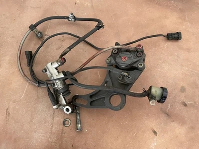 2003 Ducati 749 999 Rear brake caliper & bracket master cylinder 999s 999 - Image 1 of 4