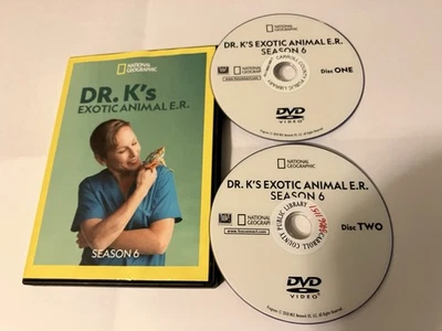 DR. K’S EXOTIC ANIMAL E.R. SEASON 6 DVD MOD 2018 NAT GEO WILD HEDGEHOG SNAKE RAT - Image 1 of 4