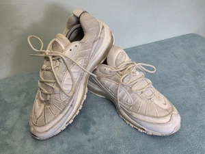 Nike Air Max 98 Triple White Men's Trainers 640744-106 size UK 8 - Picture 1 of 24