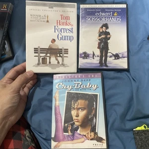 3 Dvd Lot check out all Auctions - Save On Ship Forrest Gump Cry Baby Edward - Picture 1 of 1