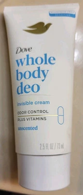 Dove Whole Body Deo невидимый крем дезодорант без запаха 2,5 унц - Изображение 1 из 2