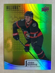 2021-22 Upper Deck Allure Yellow/Green Rainbow Josh Norris #R-64 - Picture 1 of 2
