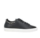 Zadig & Voltaire Men’s Black Leather Studded Lace Up Sneakers Size 43 EUC