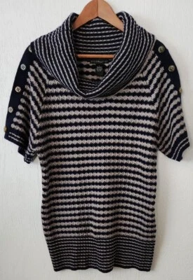 Suéter Top Design History para Mujer Tejido con Cable Cuello Capucha Talla Grande Foto 1 de 4