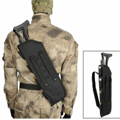 19" Tactical Shotgun Scabbard Bag Molle Rifle Shoulder Sling Case Padded Holster - Image 1 of 4