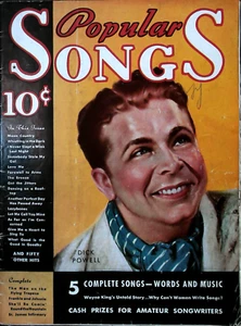 Vintage Popular Songs Magazine October 1934 - Picture 1 of 2