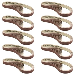 Utoolmart 0.5-Inch x 18-Inch 800 Grit Sanding Belt Aluminum Oxide Sandpaper B... - Picture 1 of 7