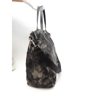 Prada Tote Bag Saffiano/Nylon Gray Black Camouflage Men's Handbag with Shoulder - Image 1 of 4